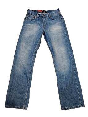 Smith & Jones Men's Medium Wash Straight Leg Denim Jeans